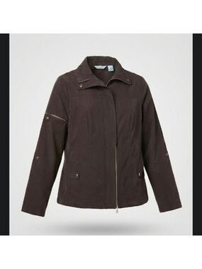 Laura Ashley Brown Utility Jacket Smooth Finish
